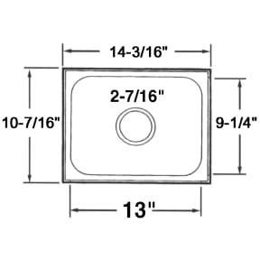 Rectangular Sinks 