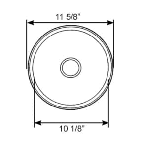 Round Sink - Brushed Finish 18/10 Stainless Steel