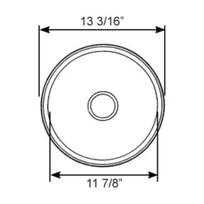 Round Sink - Mirror Finish 18/10 Stainless Steel