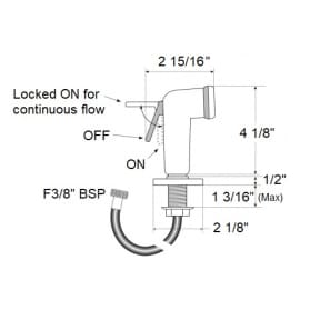 dai of Scandvik Shower with On/Off Trigger