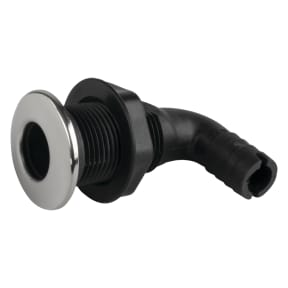 90 Degree Thru-Hull with Stainless Cap