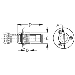 Captive Garboard Drain &amp; Plug