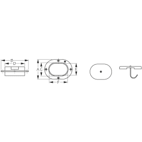 Dimensions of Sea-Dog Line Chain Deck Pipe - 321800