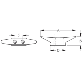 Closed Base (Spar) Cleat