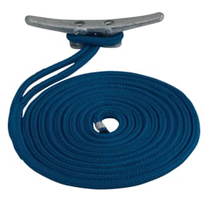 braided blue of Sea-Dog Line Premium Dock Line - Double Braided Nylon