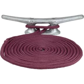 braided burgundy of Sea-Dog Line Premium Dock Line - Double Braided Nylon