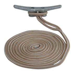 braided gold of Sea-Dog Line Premium Dock Line - Double Braided Nylon