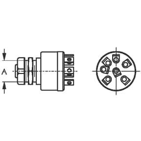 Four Position Ignition Switch - Magneto Style