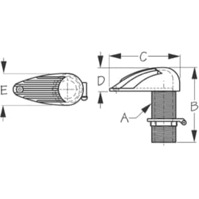 High Speed Slotted Intake Strainer - with Pipe