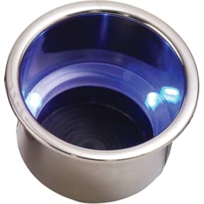LED Flush Mount Combo Drink Holder With Drain Fitting