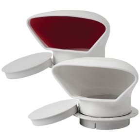 Low Profile PVC Cowl Vent - with Snap-In Deck Plate
