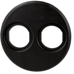 black of Sea-Dog Line Power Socket Mounting Adapter Plate