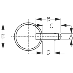 Dimensions of Sea-Dog Line Quick Release Fast Pins