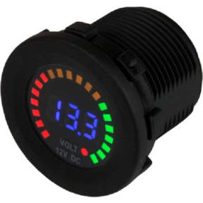 Rainbow Display Digital Voltmeter