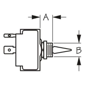 420108 dia of Sea-Dog Line Toggle Switch On/Off SPDT