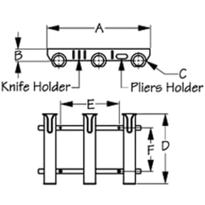 Wall Mount Rod Holder