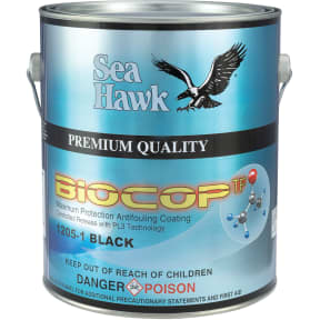 main view of Sea Hawk Yacht Finishes Biocop TF Dual Biocide Ablative Antifouling Paint