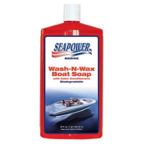 sws-32 of Seapower Marine Products Wash-N-Wax Boat Soap