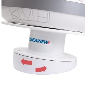 in use of Seaview Adjustable Satdome Wedge for Low Profile Mounts