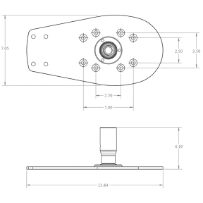 Starlink Top Plate for Seaview Mounts