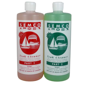 quart of Semco Teak Products Teak Cleaner - Two Part System