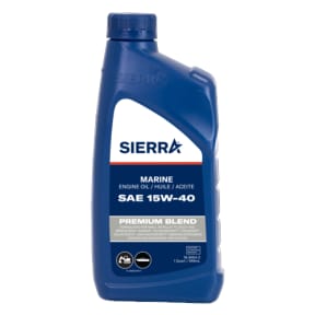 18-9554-2 of Sierra 15W-40 Heavy Duty Engine Oil for High Performance Tow Boats