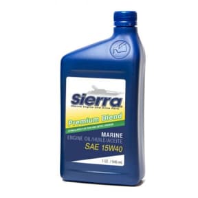 9554-2 of Sierra 15W-40 Heavy Duty Engine Oil for High Performance Tow Boats