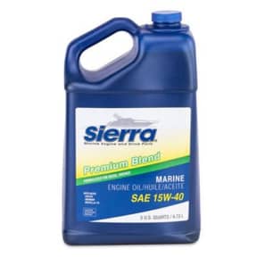 9554-4 of Sierra 15W-40 Heavy Duty Engine Oil for High Performance Tow Boats
