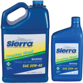 group of Sierra 4-Stroke Engine Oil - SAE 25W-40