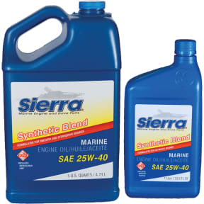 Synthetic Blend 4-Stroke Outboard Oil - SAE 25W-40