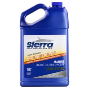 9555-4 of Sierra 5W-30 Semi-Synthetic Engine Oil for High Performance Tow Boats