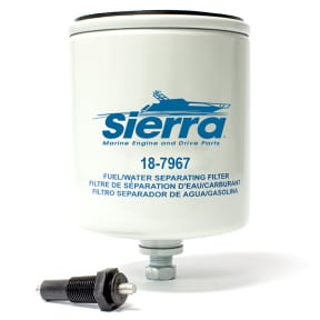 Sierra Fuel Filter / Water Separator - for Mercury 35-18458Q3 Outboards, 10 Micron