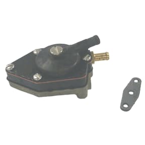 Side View of Sierra Johnson/Evinrude Outboard Engine Fuel Pump - 438556, 388268, 385781, 394543