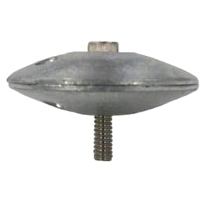 6046 of Sierra Rudder Anode - Zinc