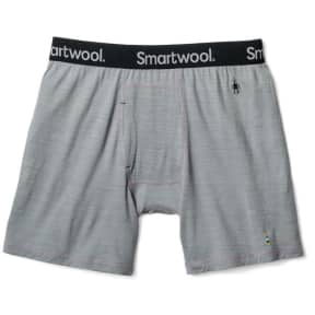 Front View of Smartwool Men's Merino 150 Mirco Stripe Boxer Brief