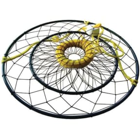 Crab Net / Ring Deluxe with Harness & Rope