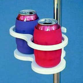 SnapIt Twist-It Drink Holder - Double, for 1" Tubing