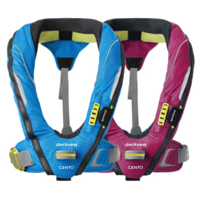 Group View of Spinlock Deckvest Cento Junior Automatic Inflatable PFD