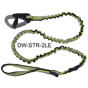 Spinlock Safety Tether - 1 Attachment Loop, 1 Safety Clip, Stretchable Safety Line