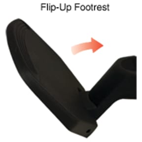 Helmsman Flip-Up Footrest