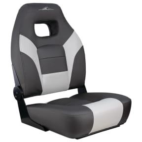 Premium Folding Seat - Incognito Edition - Charcoal & Lgt Gray/White