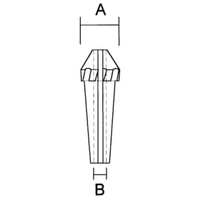 Dimensions of STA-LOK Sta-Lok Wedges - for 7-Strand Wire