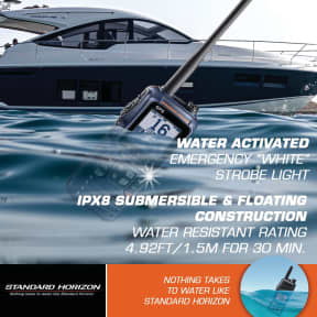 HX891 - Floating 6 Watt Handheld VHF/GPS/Bluetooth