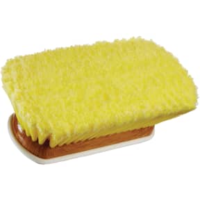 8" Premium Wash Brush - Synthetic Wood Block w/ Bumper