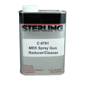 quart of Sterling C-8761 MEK Spray Gun Reducer/Cleaner
