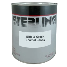 gallon of Sterling Linear Polyurethane High Gloss Topcoats - Blue & Green Bases