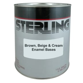 gallon of Sterling Linear Polyurethane High Gloss Topcoats - Brown, Beige & Cream Bases