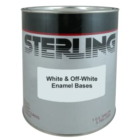 gallon of Sterling Linear Polyurethane High Gloss Topcoats - White & Off-White Bases