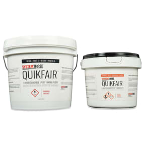 1400k46-1 of System Three Resins SilverTip QuikFair Lightweight Epoxy Fairing Putty