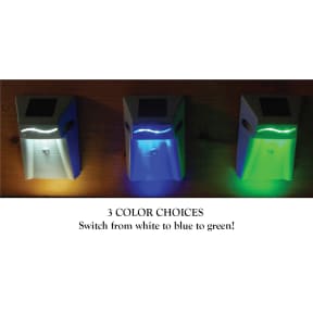 colors of Taylor Made Group 3 Color LED Piling Light